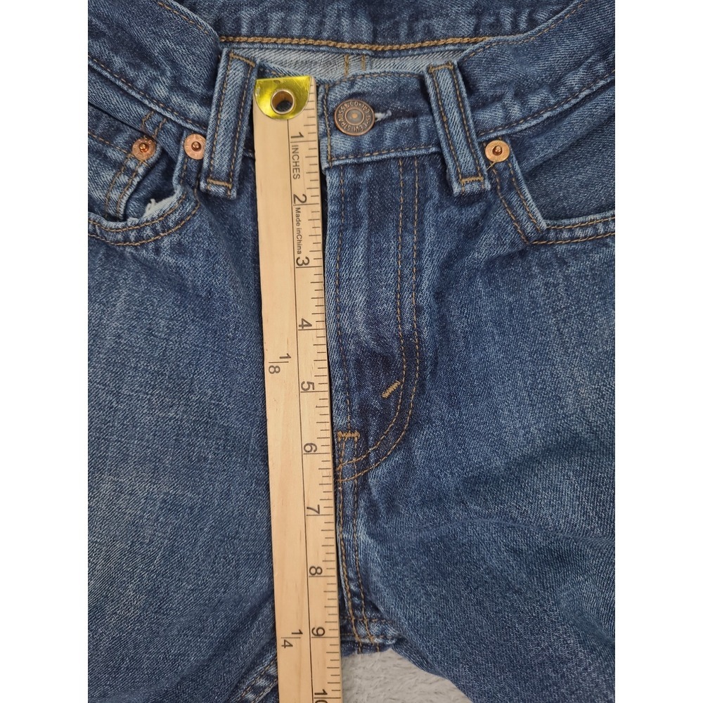 Levis 550 Jeans Boys Size 14R Regular Relaxed Fit Size 27x27 Blue Denim Kids - Picture 8 of 14